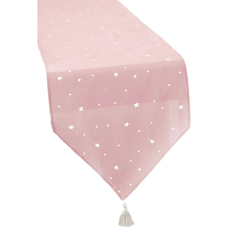 Pink 1st Birthday Table Runner, 13in x 72in