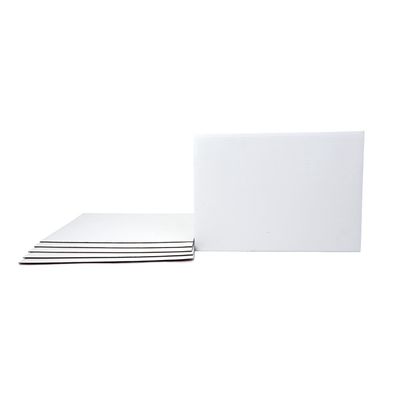 Rectangle ¼ Sheet Cake Board 10&quot; x 14&quot; 6pc/pack - White
