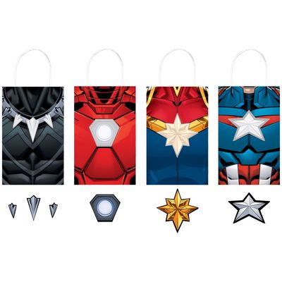 Marvel Powers Unite Create Your Own Favor Bag Kit 8ct