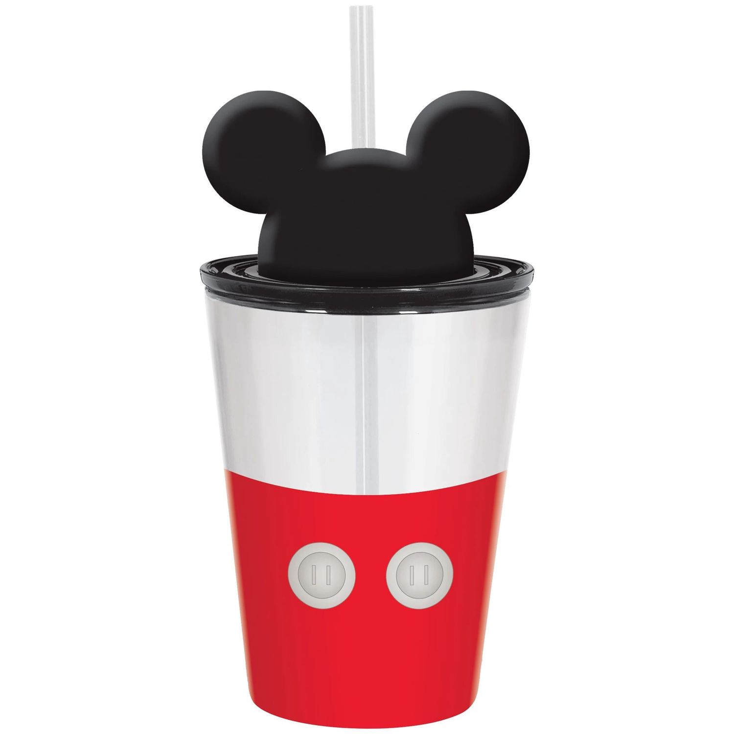 Mickey Mouse Forever Plastic Party Cup with Straw &amp; Lid, 12oz