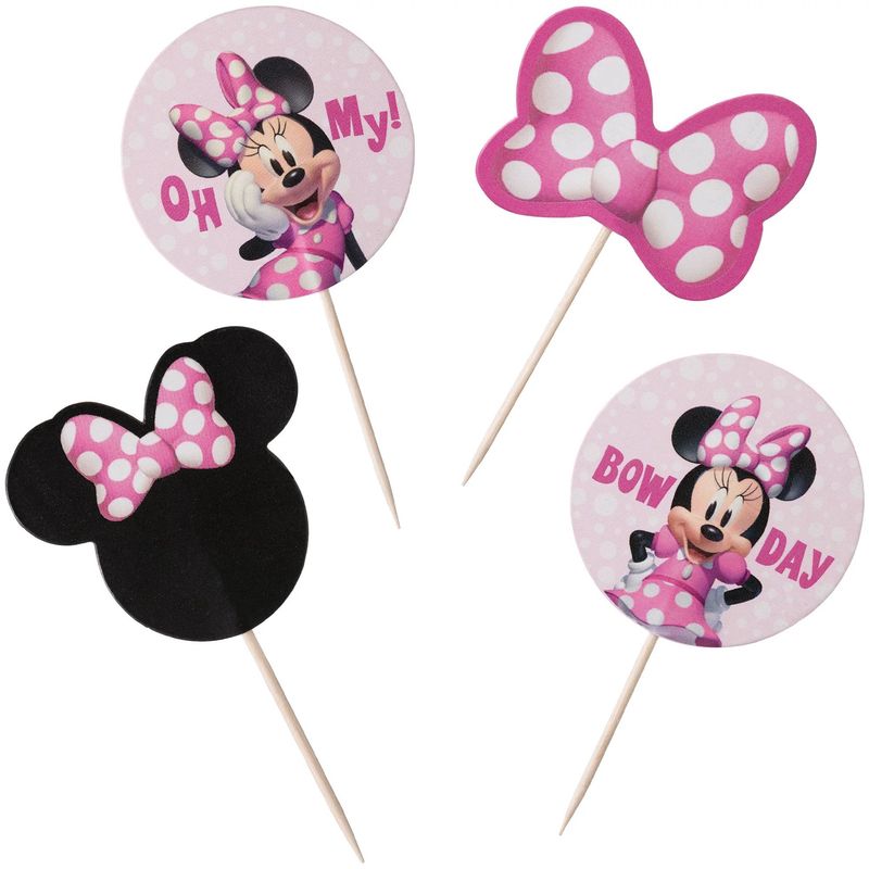 Minnie Mouse Forever Cupcake Picks, 3.5in, 24ct - Disney Junior