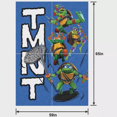 TMNT Scene Setter with Photo Booth Props - Teenage Mutant Ninja Turtles: Mutant Mayhem