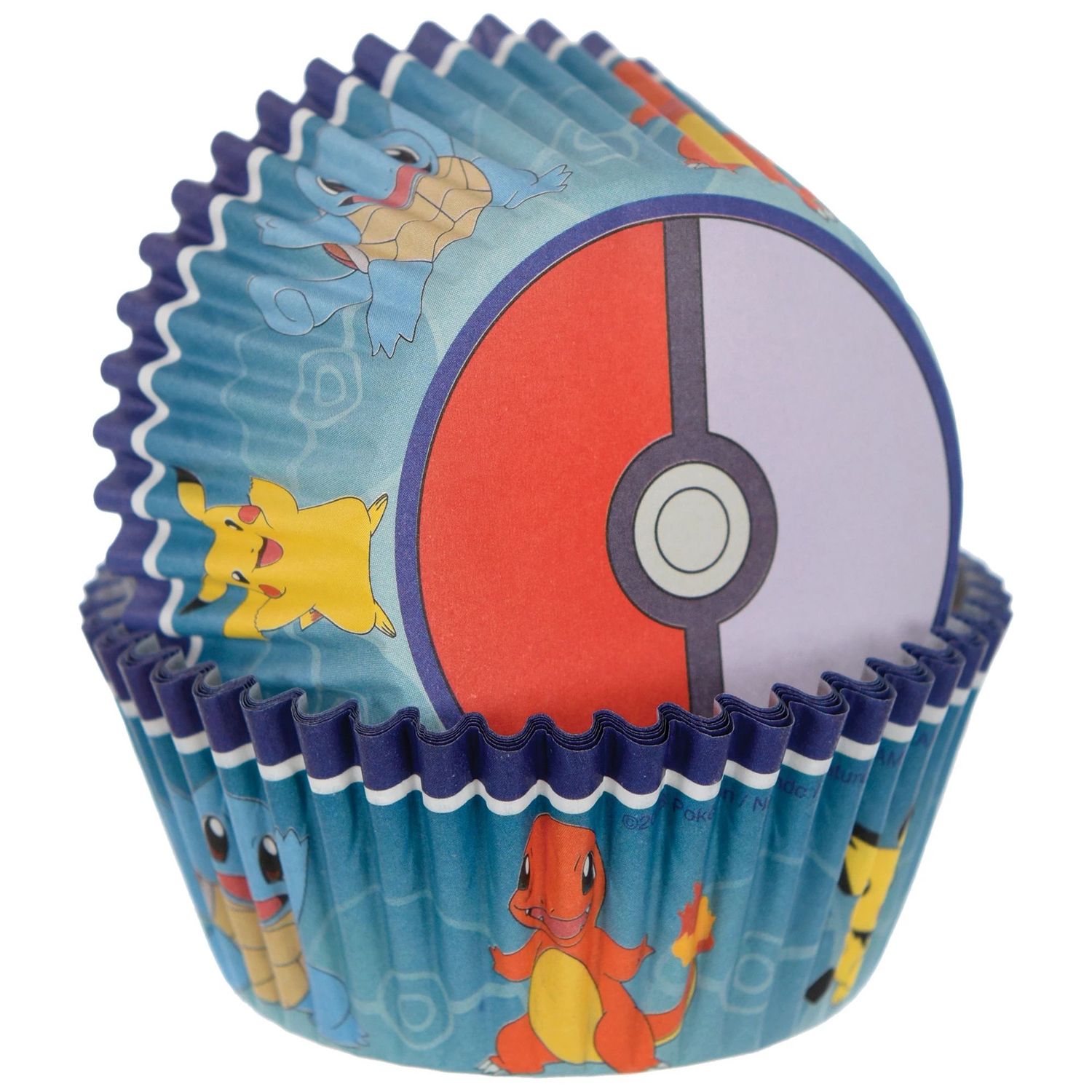 Pokémon Paper Baking Cups, 2in, 48ct