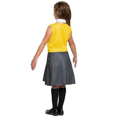Hufflepuff Dress Classic Costume for Kids – Dress with Collar &amp; Neck Tie