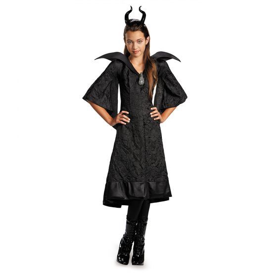 Maleficent Christening Black Gown Child Classic, Size: M