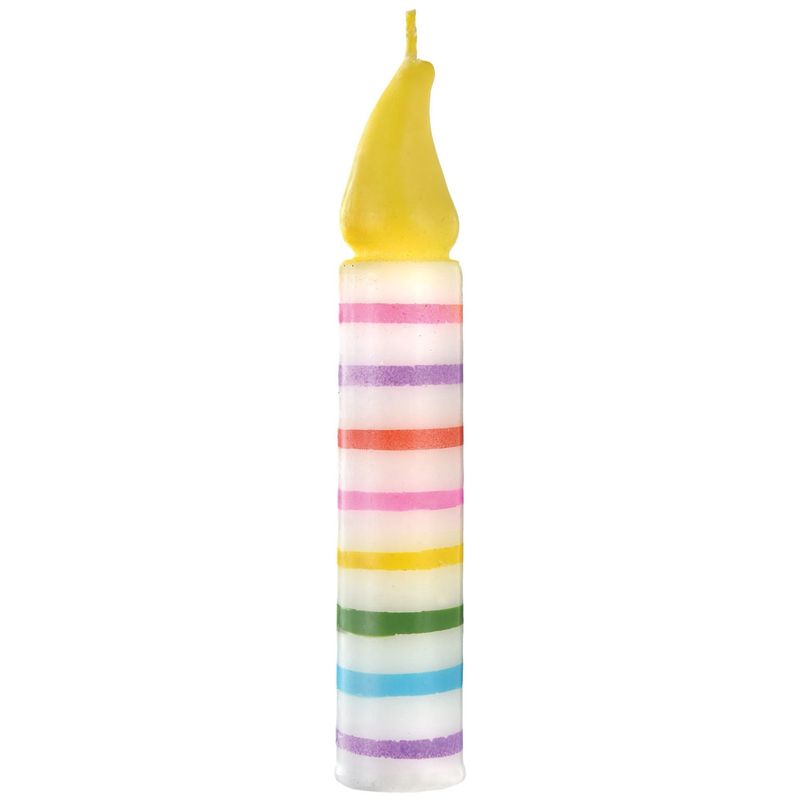 Multicolor Candle-Shaped Candle, 3.25in