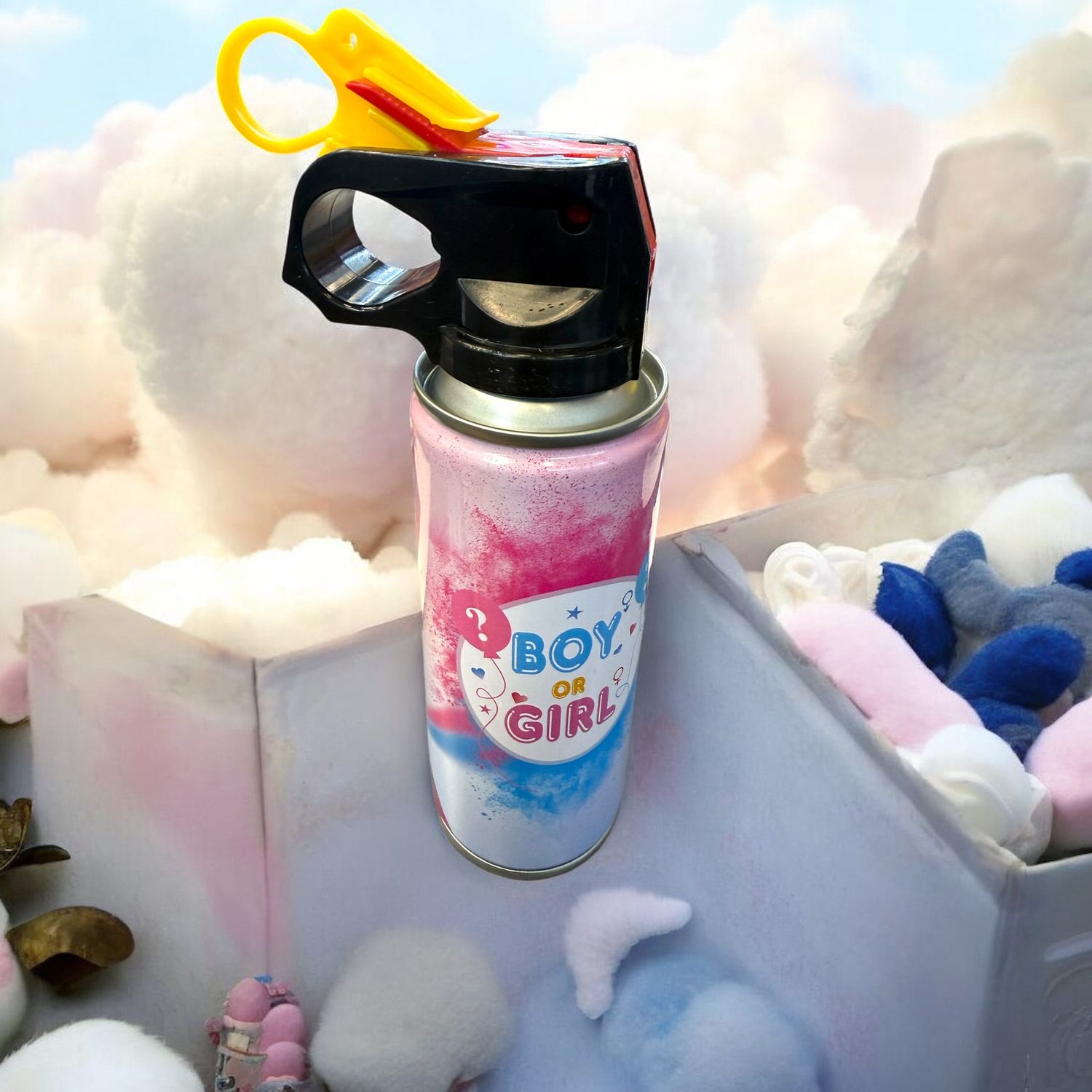 Gender reveal spray boy or girl, Color: Pink