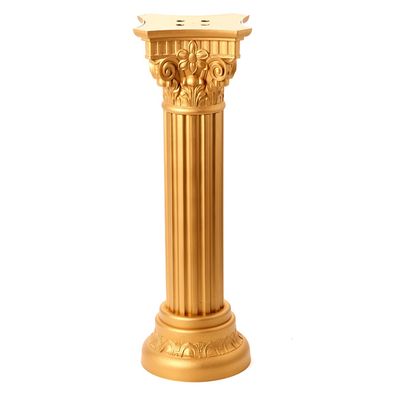Roman Plastic Pillars Columns 34½&quot; - Gold