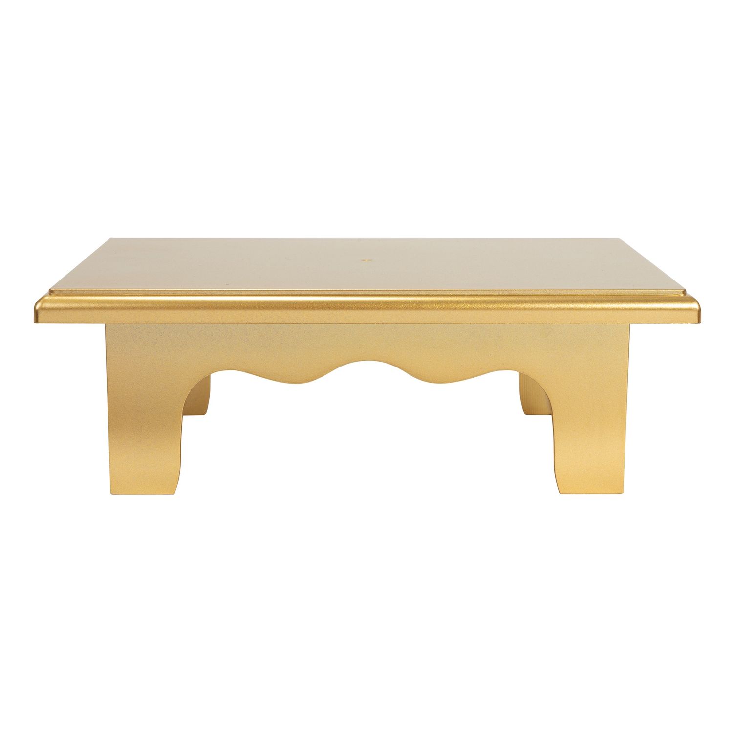 Plastic Treat Stand Riser, Color: GOLD