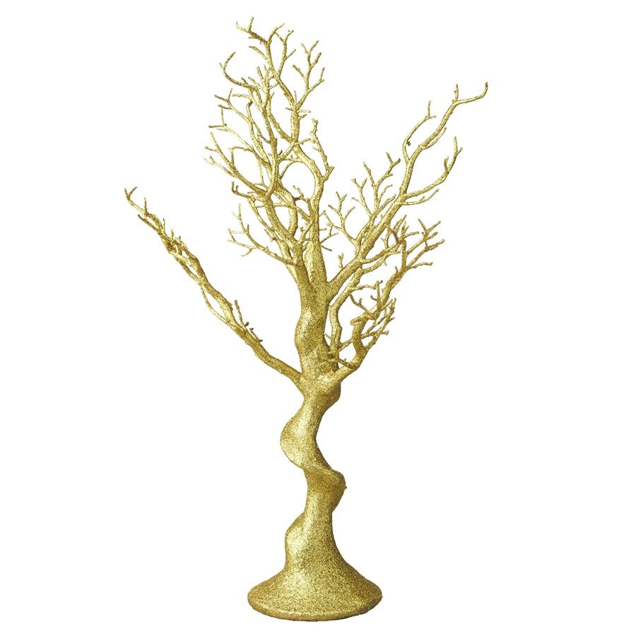 Manzanita Centerpiece Wishing Tree 29&quot;, Color: gold