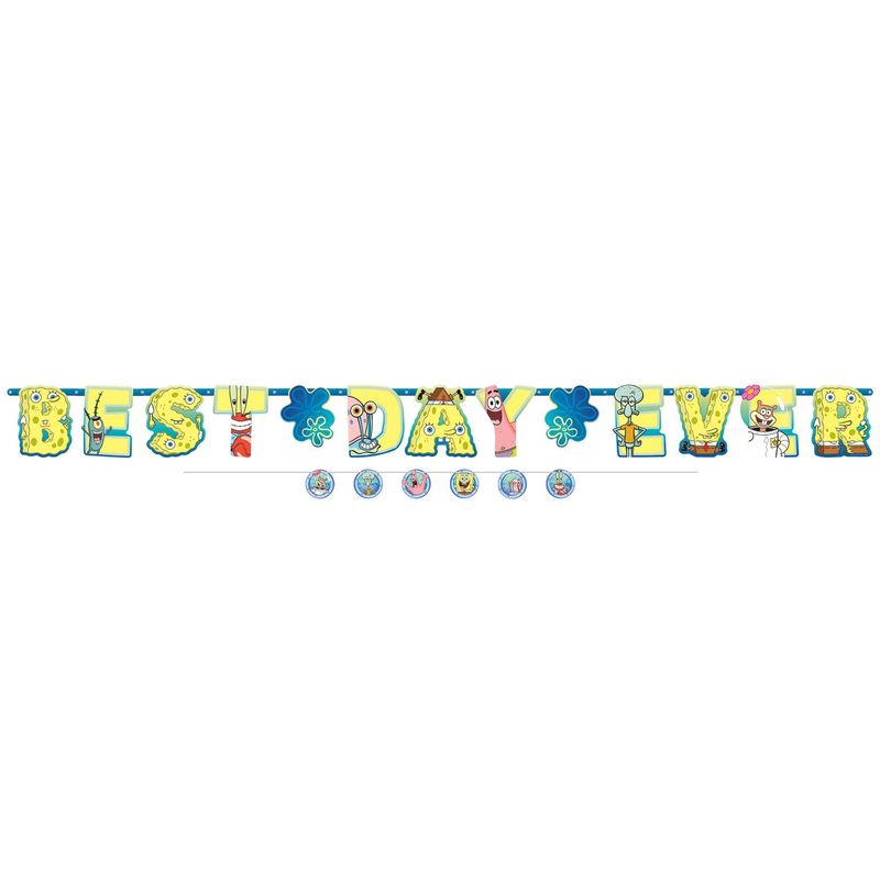 SpongeBob Jumbo Letter Banner Kit (10 1/2&#39; x 10&quot;)