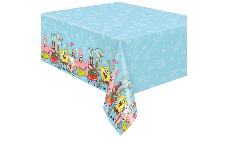 SpongeBob SquarePants Rectangular Plastic Table Cover  54&quot; x 84&quot;