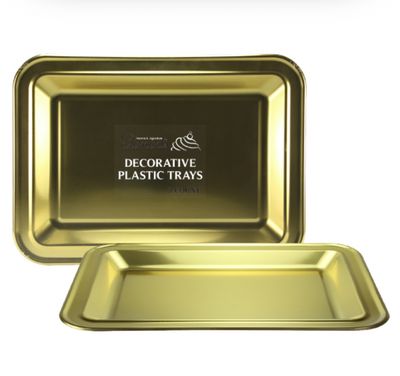 Metallic Rectangle Tray – 17.75&quot; x 12.75&quot;