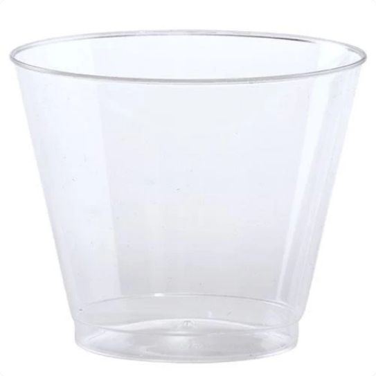 Clear Deluxe Plastic 9oz Old Fashioned Tumbler 50ct