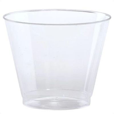 Clear Deluxe Plastic 9oz Old Fashioned Tumbler 50ct