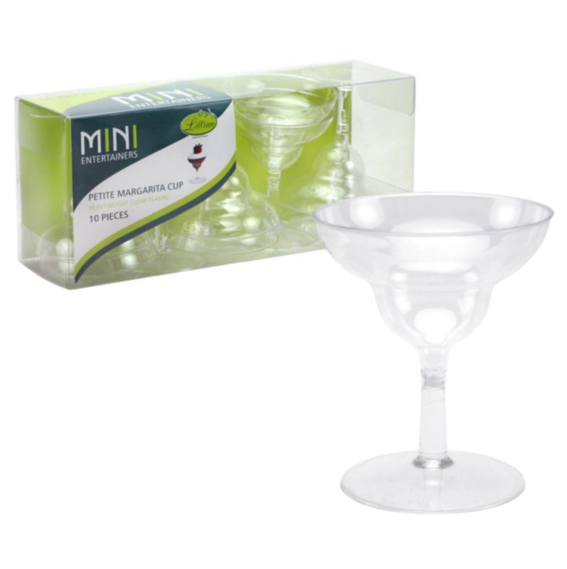 Premium Plastic Mini Margarita cups 10ct