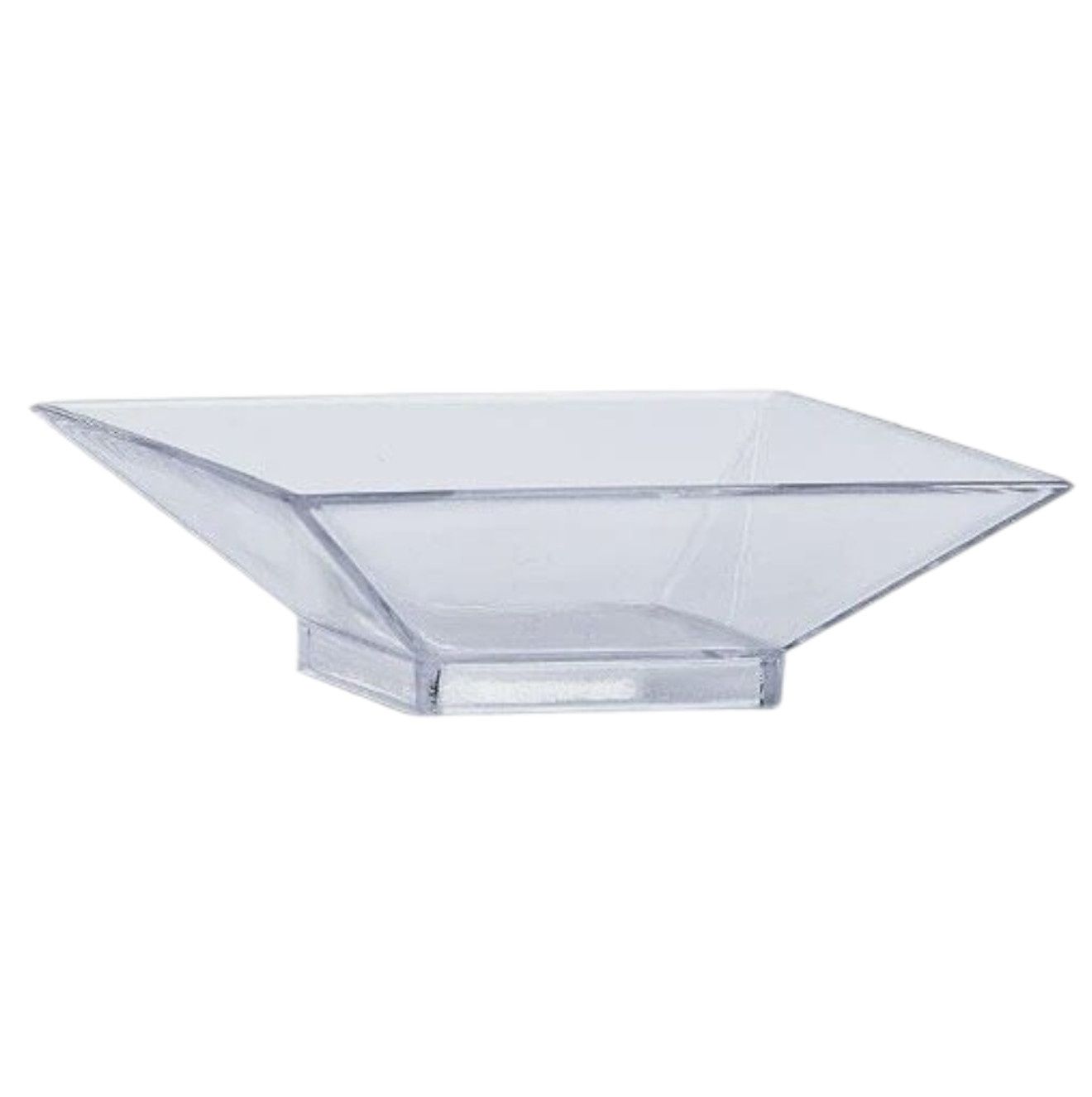 Clear Mini Square Dish, 2oz 12ct