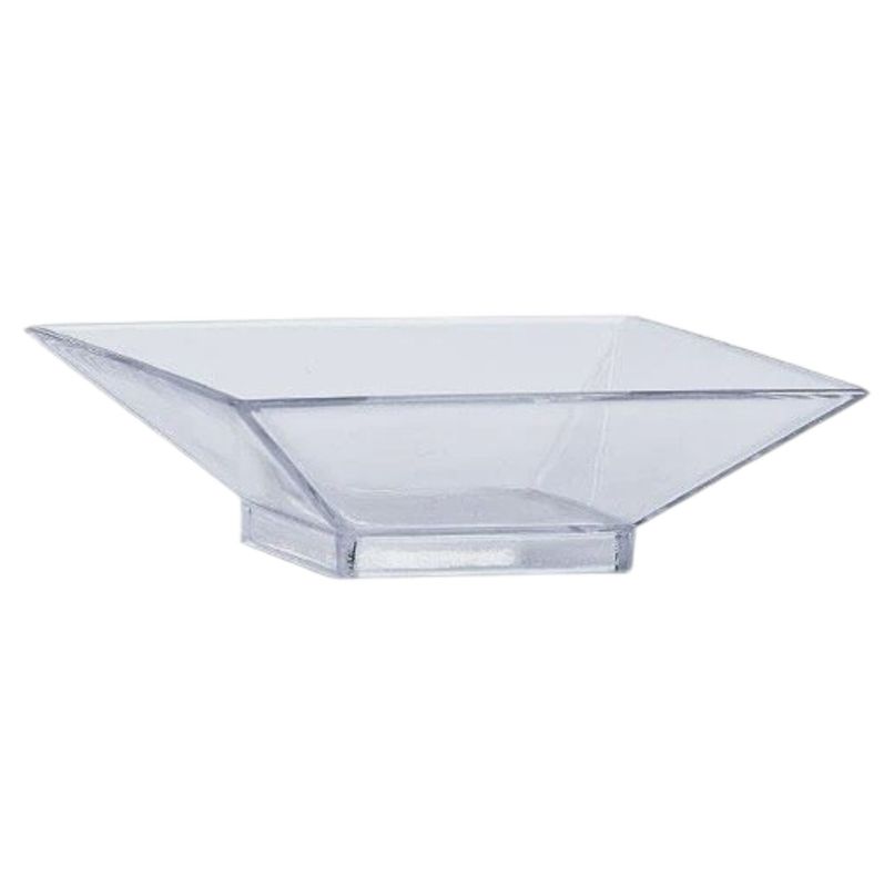 Clear Mini Square Dish, 2oz 12ct