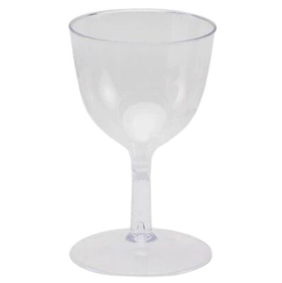 2oz Clear Premium Plastic Wine Mini Cups 10ct