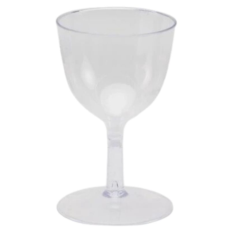 2oz Clear Premium Plastic Wine Mini Cups 10ct