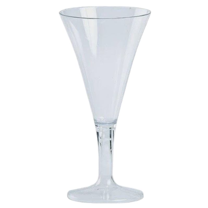 3.5oz Clear Premium Plastic Martini Mini Glass 10ct