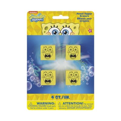Spongebob Pencil Toppers 4ct