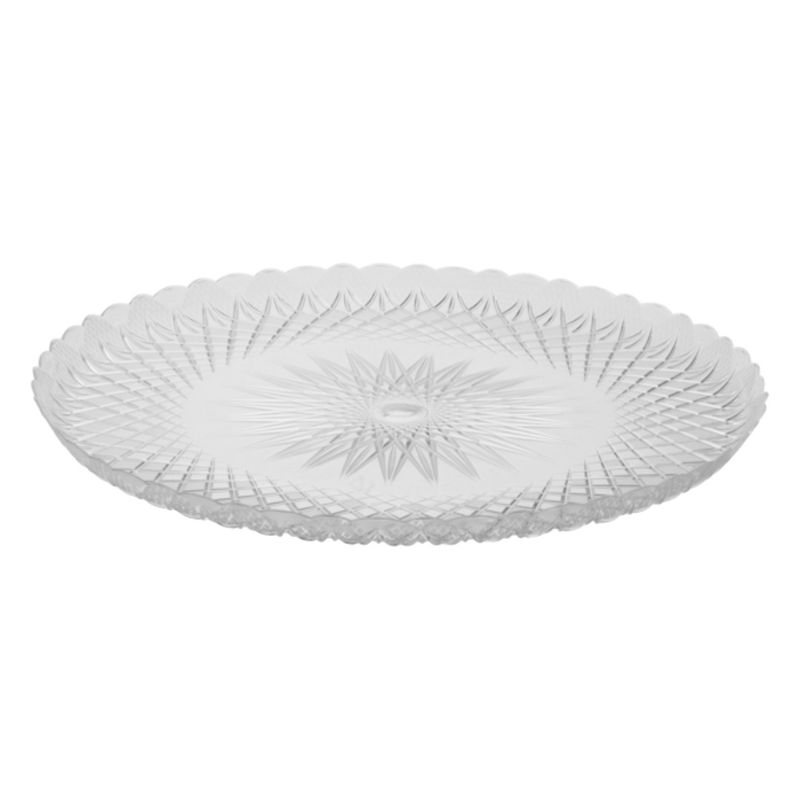 Crystal Plastic  Tray - clear