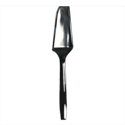 Extra Heavy Weight Plastic Polished Cake Servers 2ct