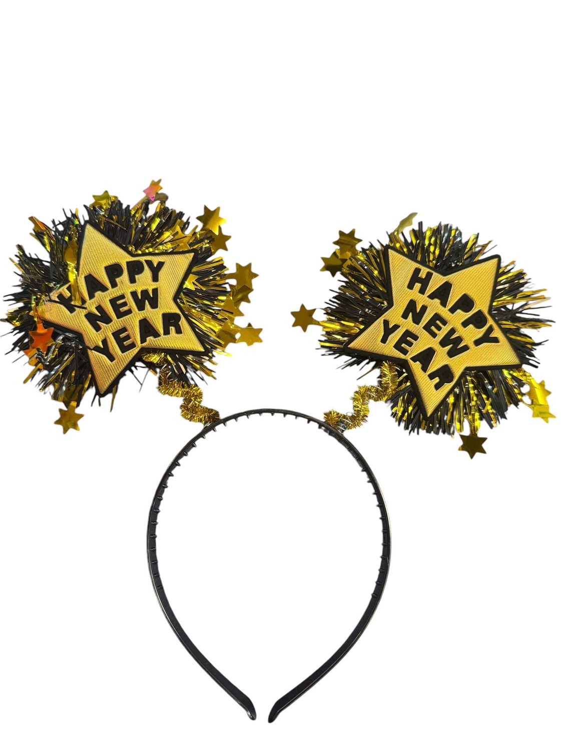 Happy New Year Headband - Gold