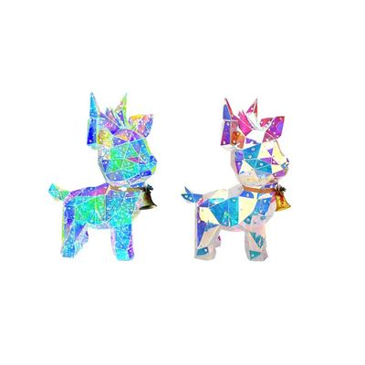 LED Plastic Acrylic Reindeer - 24x28x41 cm