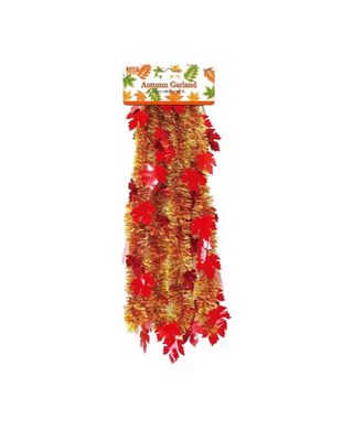 Classic Autumn Charm 8.2ft Tinsel Garland