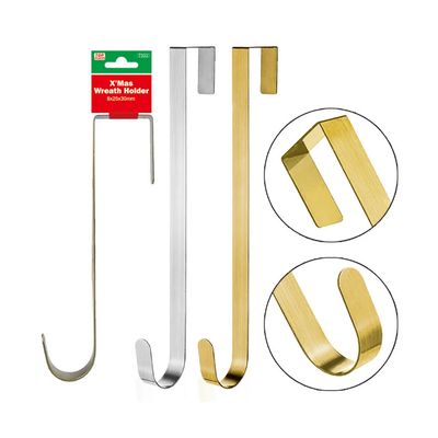X&#39;mas Wreath Holder – Gold/Silver (Assorted)