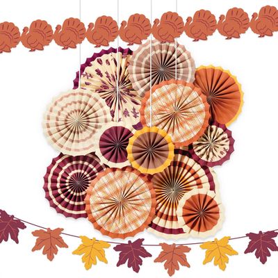 Thanksgiving Cardstock Room Decorating Kit, 14pc Thanksgiving Cardstock Room Decorating Kit, 14pc