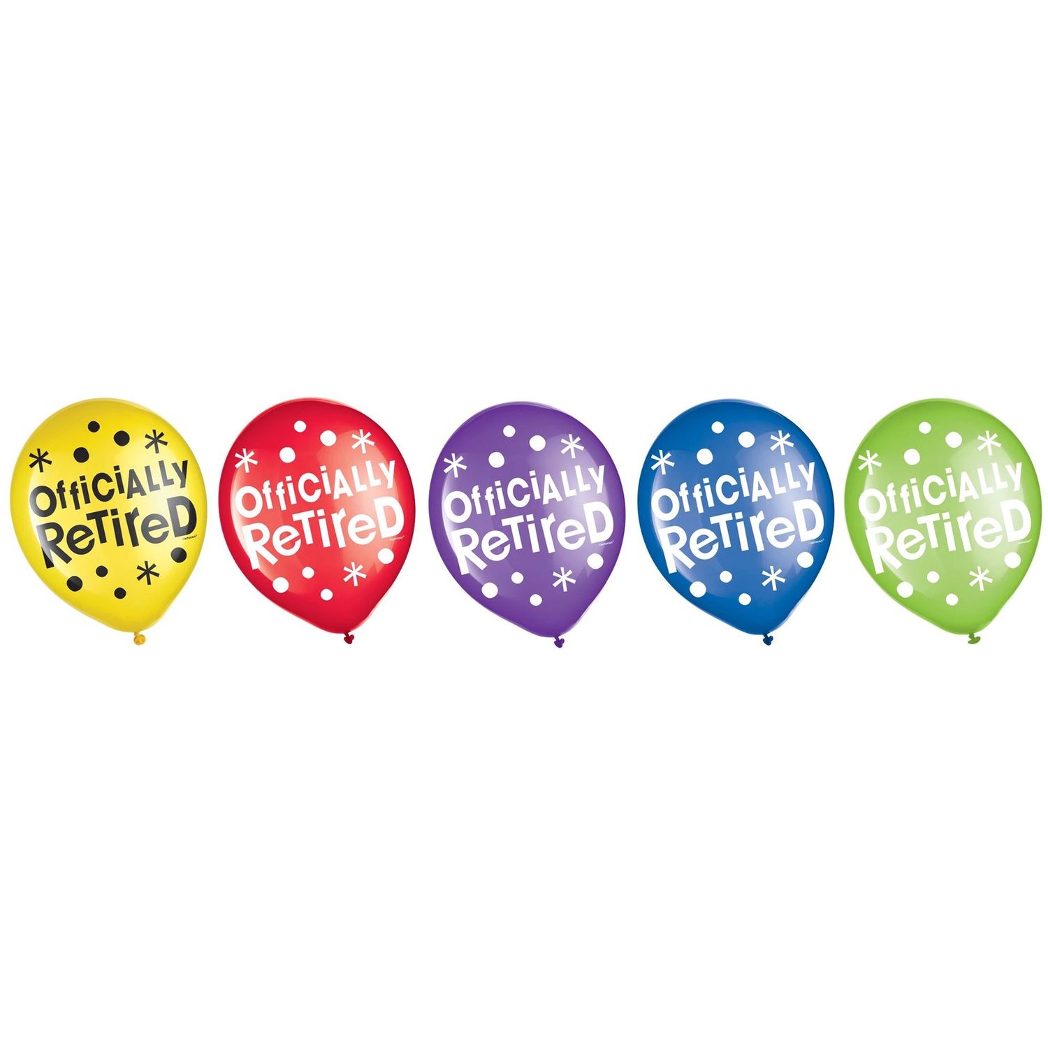 15ct, 12in, Officially Retired Latex Balloons