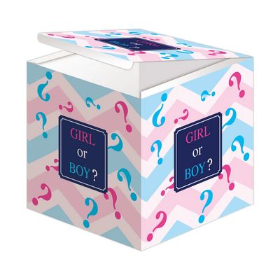 Gender Reveal Box (12&quot; x 12&quot; x 12&quot;) – Boy or Girl?