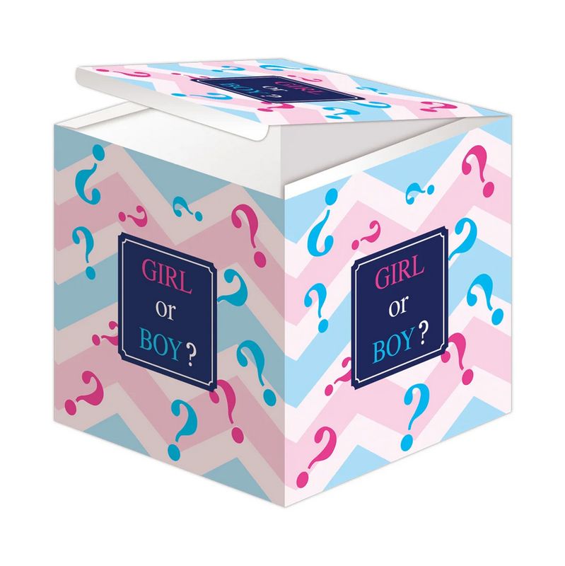 Gender Reveal Box (12&quot; x 12&quot; x 12&quot;) – Boy or Girl?
