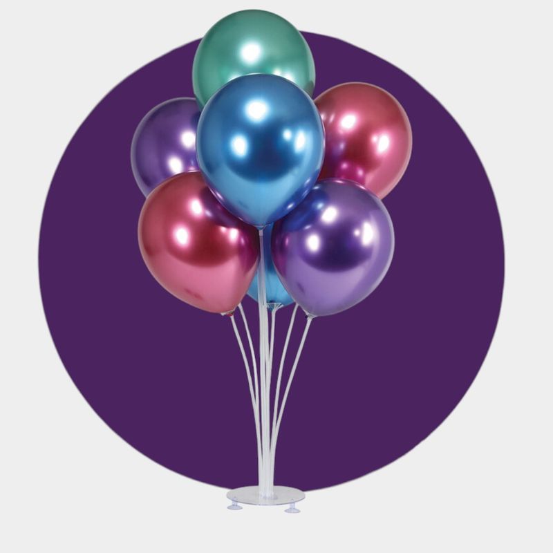 30&quot; 7-BALLOON CLUSTER STAND, 1 SET/PACK