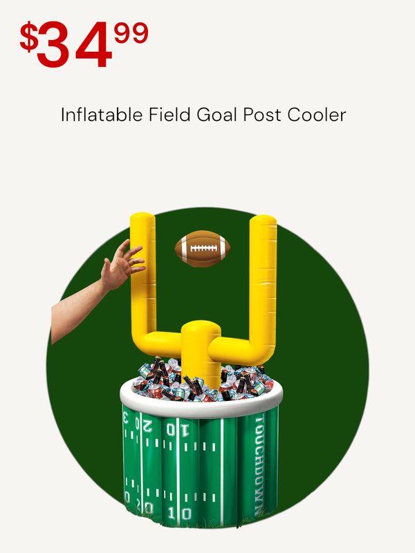 Inflatable Field Goal Post Cooler