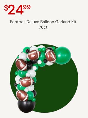 Football Deluxe Balloon Garland Kit 76ct