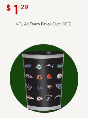 NFL All Team Favor Cup 16OZ