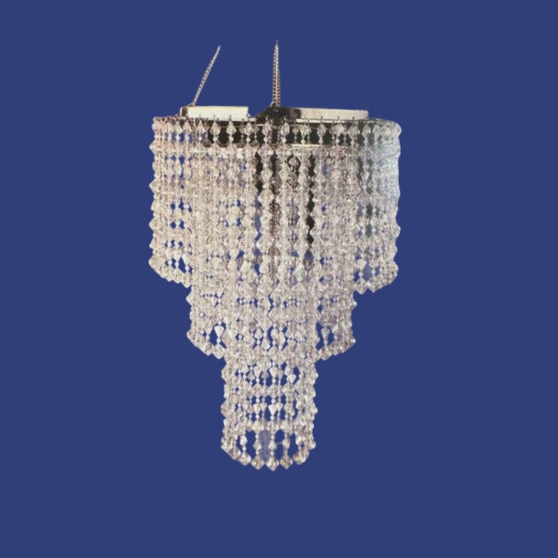 Crystal iridescent chandelier