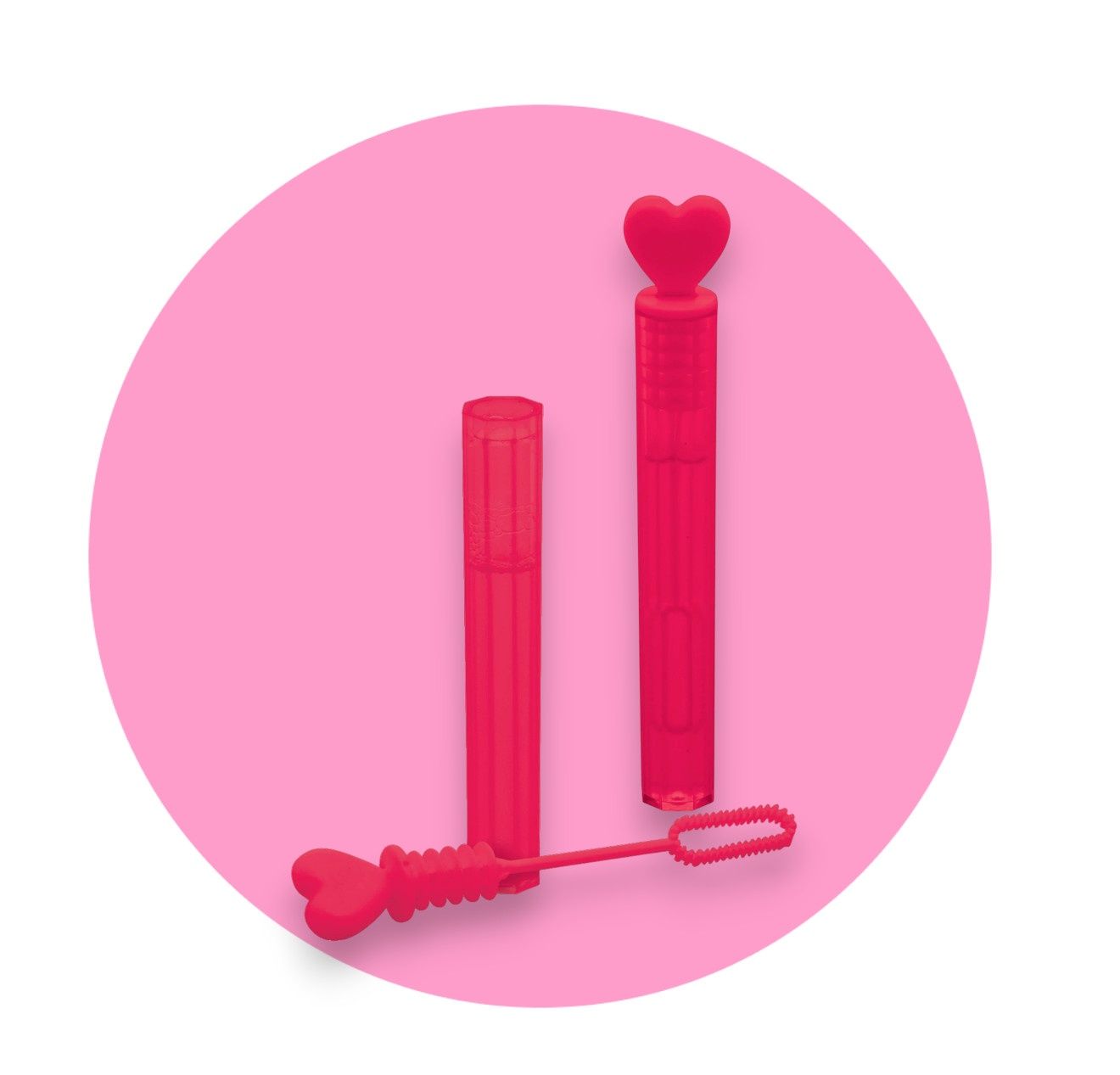 Valentine Mini Bubble Wands 10ct