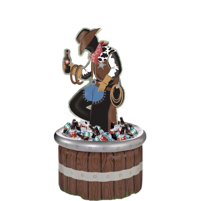Inflatable Ring Toss Cowboy Cooler