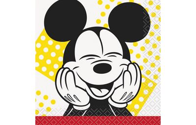 Disney Mickey Mouse Beverage Napkins 16ct