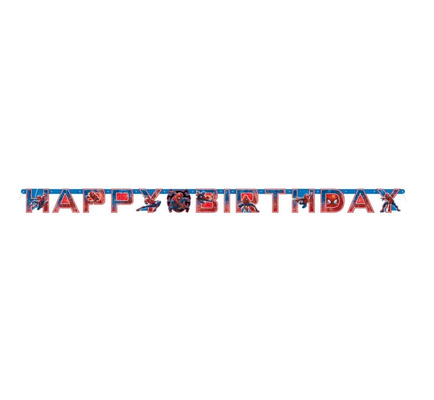 Spider-Man Large Jointed Banner 6.4ft