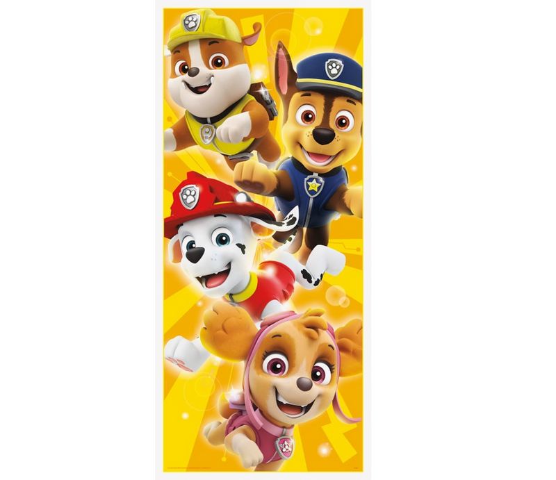 Paw Patrol Plastic Door Poster 27&quot;x 60&quot;