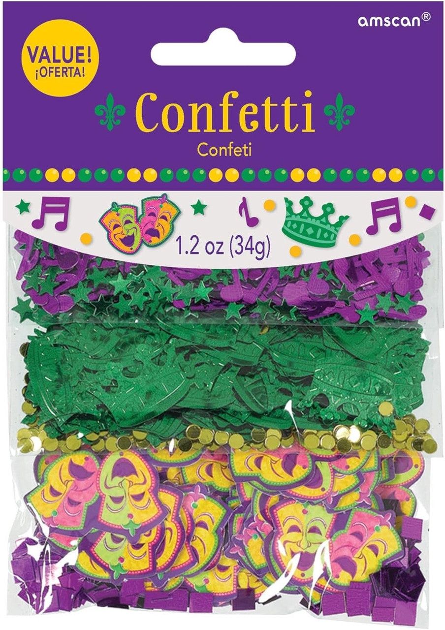Mardi Gras Confetti 1.2oz