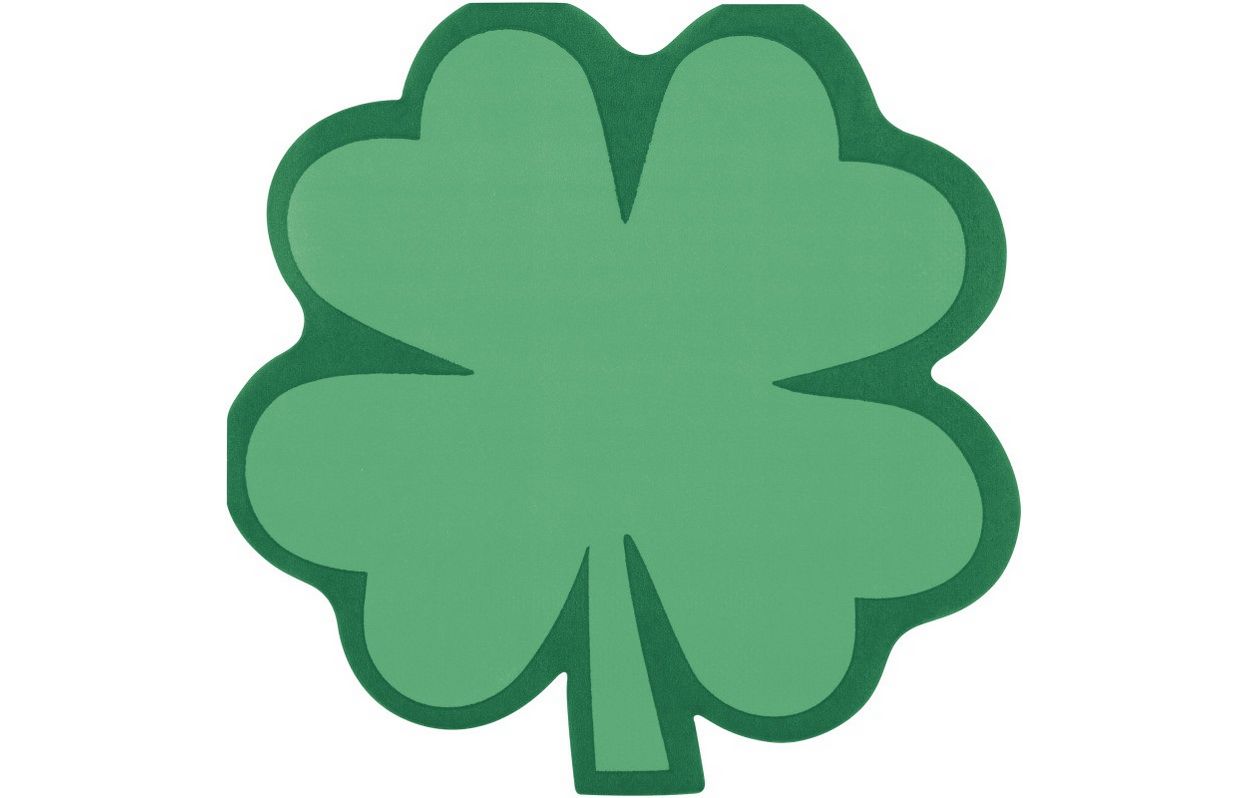 Charming Shamrock Shaped Luncheon Napkins 16ct