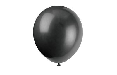 9&quot; Latex Balloons (20ct) - Jet Black