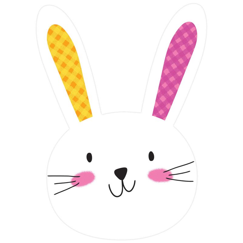 Easter Bunny Head Cutout – 8.5&quot; x 6&quot;